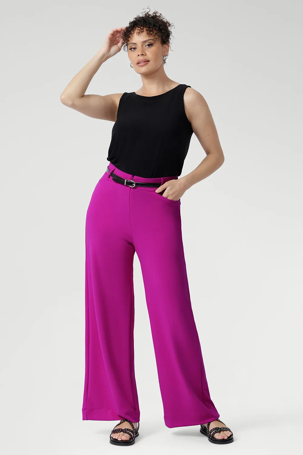 Drew Pant in Pink sold by Leina & Fleur