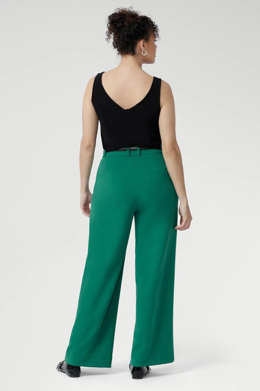 Drew Pant in Jade sold by Leina & Fleur product image thumbnail 3
