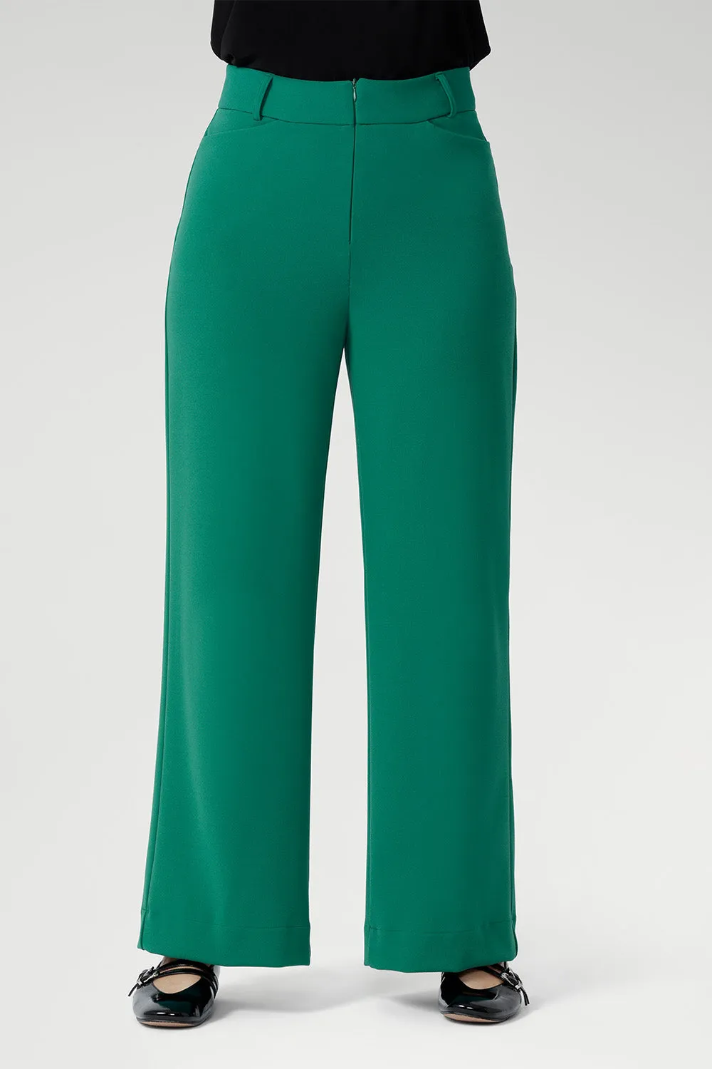 Drew Pant in Jade sold by Leina & Fleur product image thumbnail 2