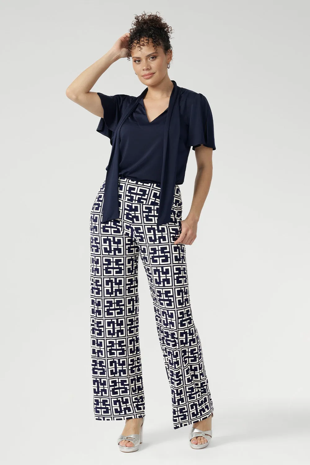 Monroe Pant in Ink Olympia sold by Leina & Fleur product image thumbnail 3