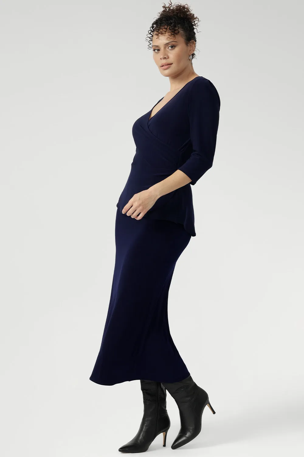 Kyle Top in Navy sold by Leina & Fleur product image thumbnail 4