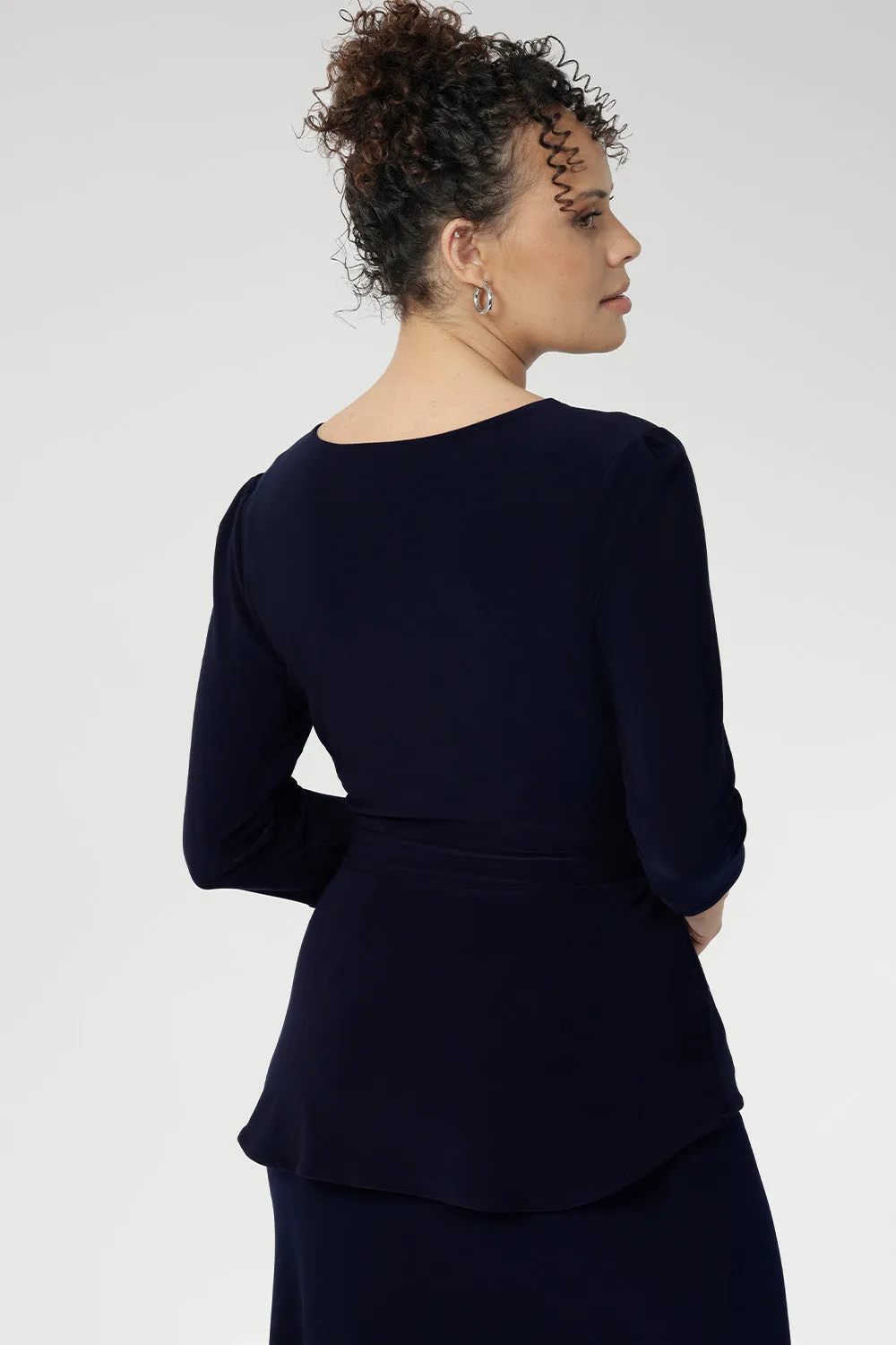 Kyle Top in Navy sold by Leina & Fleur product image thumbnail 2