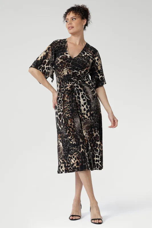 Selina Dress in Panthera sold by Leina & Fleur