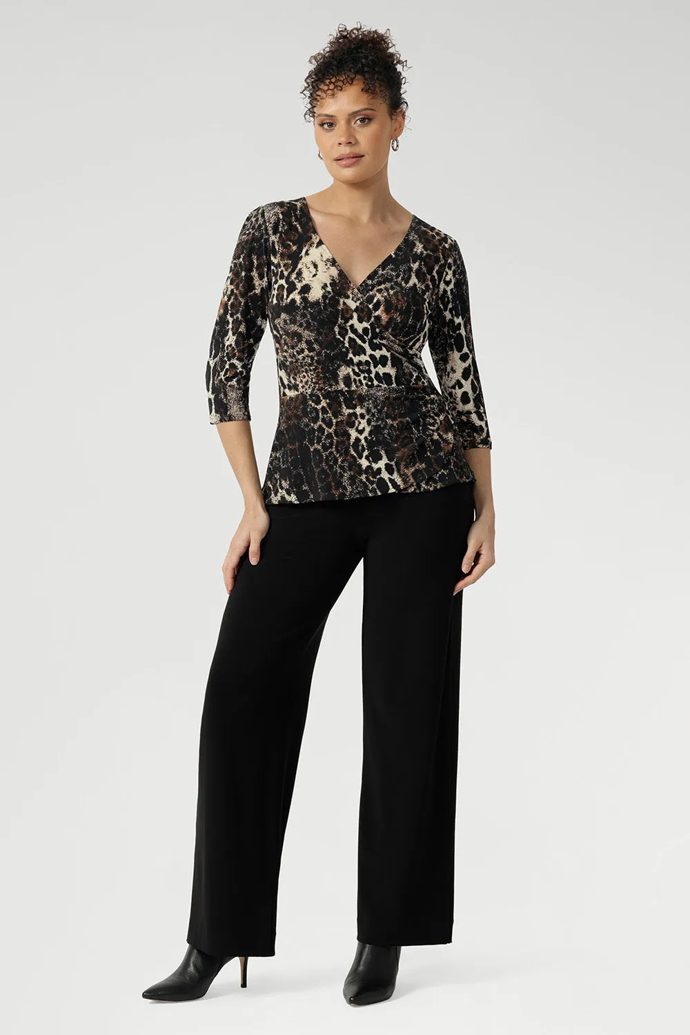 Kyle Top in Panthera sold by Leina & Fleur product image thumbnail 3