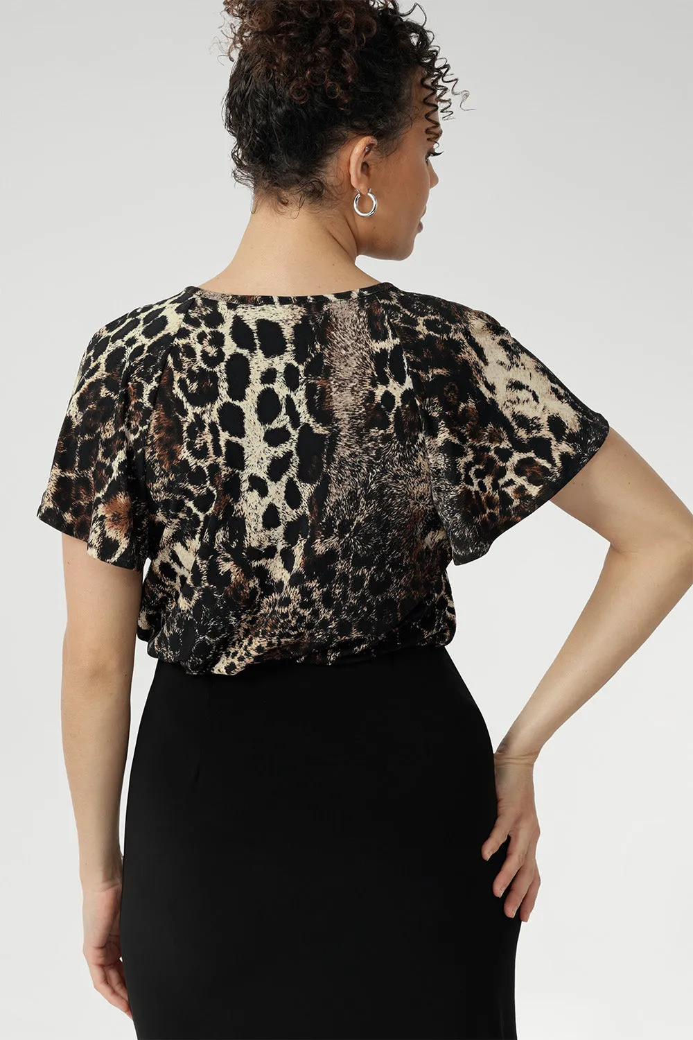 Bowie Top in Panthera sold by Leina & Fleur product image thumbnail 5