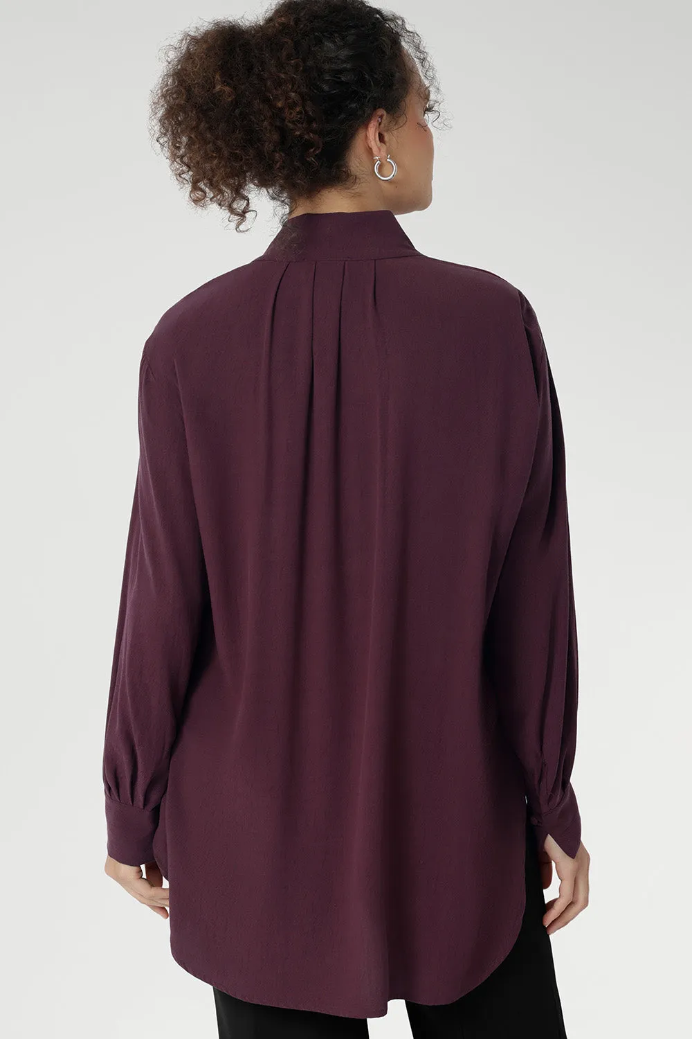 Ellis Shirt in Plum sold by Leina & Fleur product image thumbnail 5