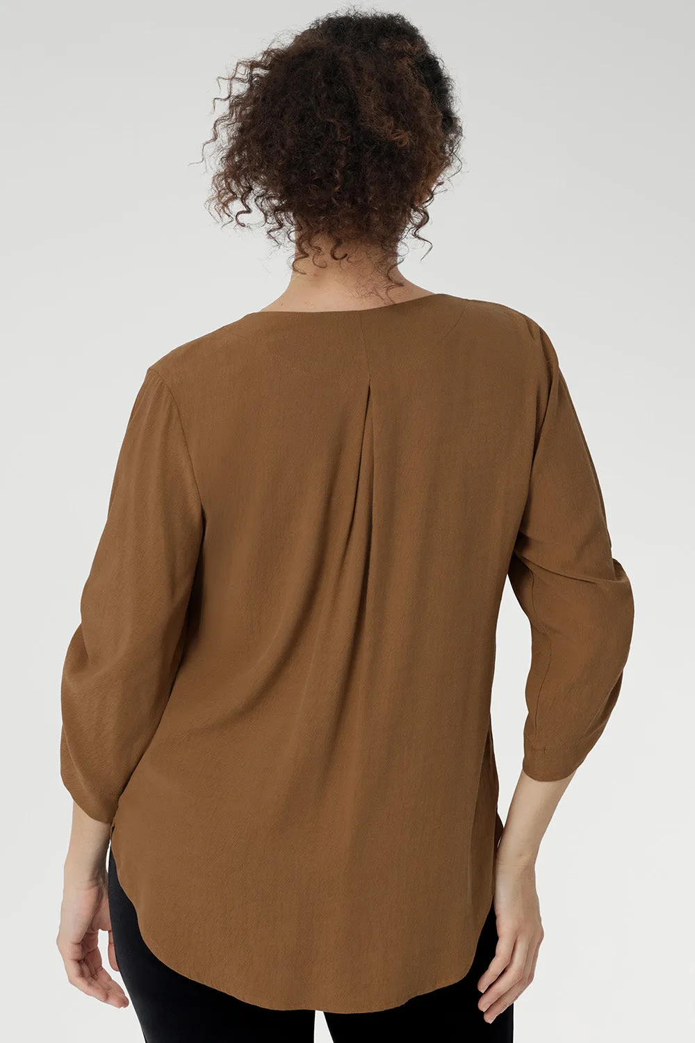 Terry Shirt in Nuthatch sold by Leina & Fleur product image thumbnail 2