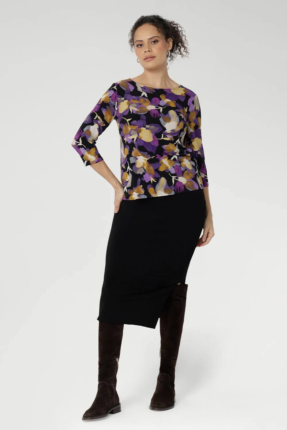 Collins Top in Winterly sold by Leina & Fleur product image thumbnail 4