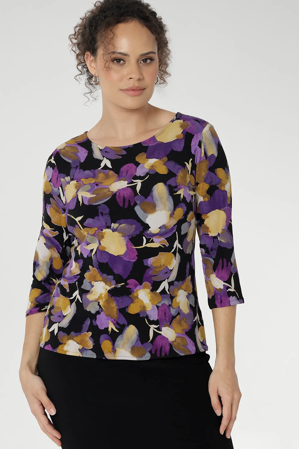 Collins Top in Winterly sold by Leina & Fleur