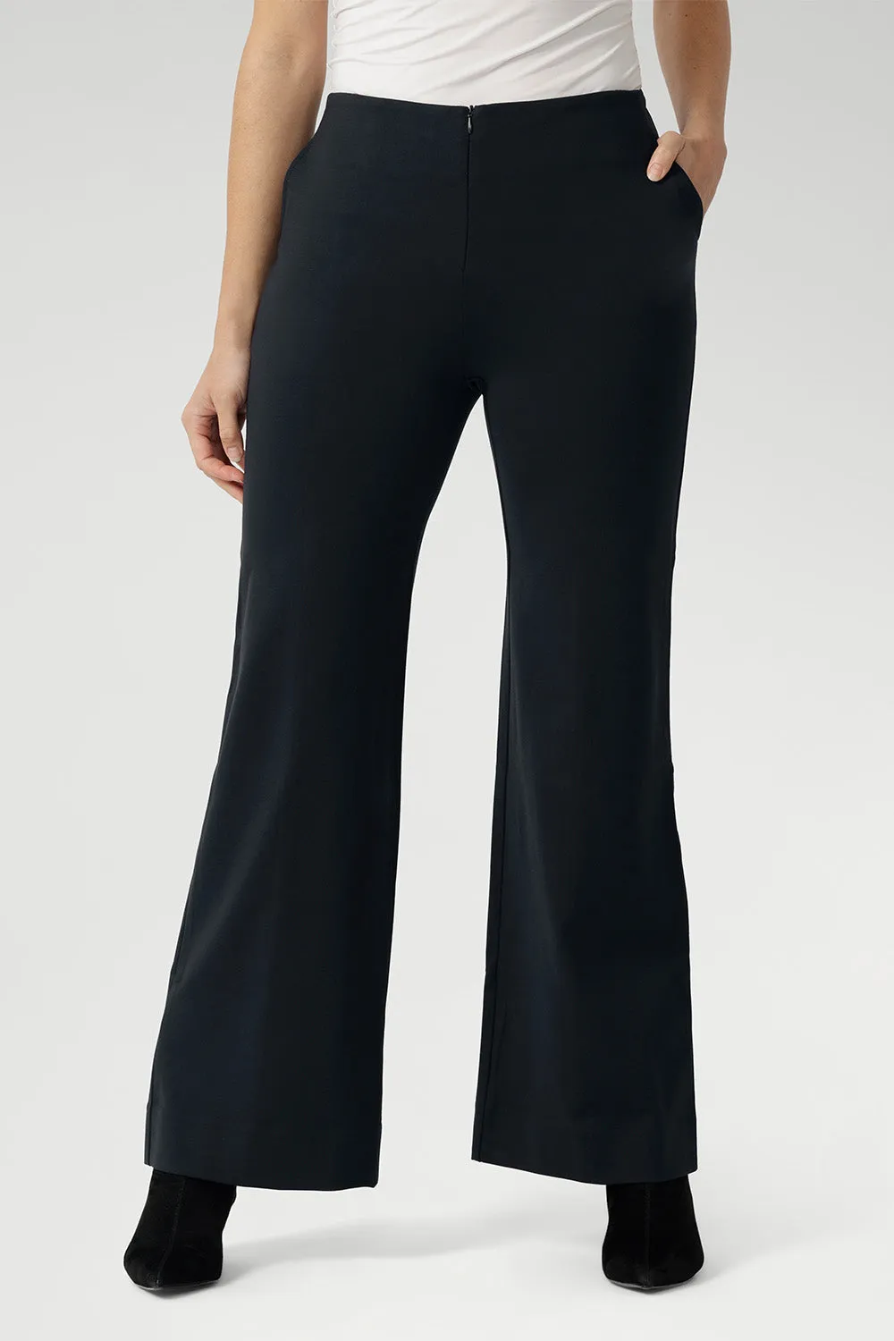 Bootleg Pant in Charcoal sold by Leina & Fleur product image thumbnail 3