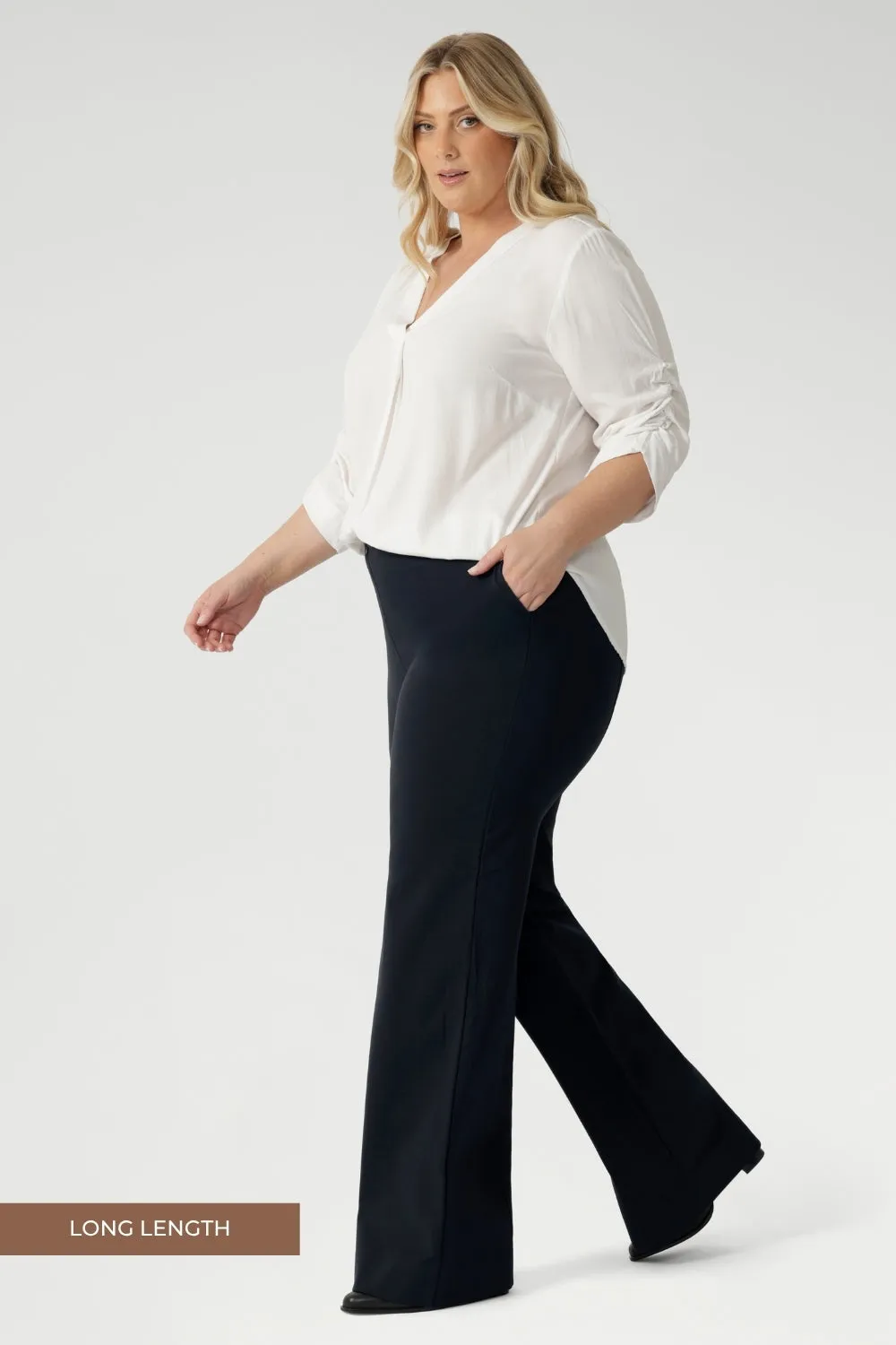 Bootleg Pant in Charcoal sold by Leina & Fleur product image thumbnail 4