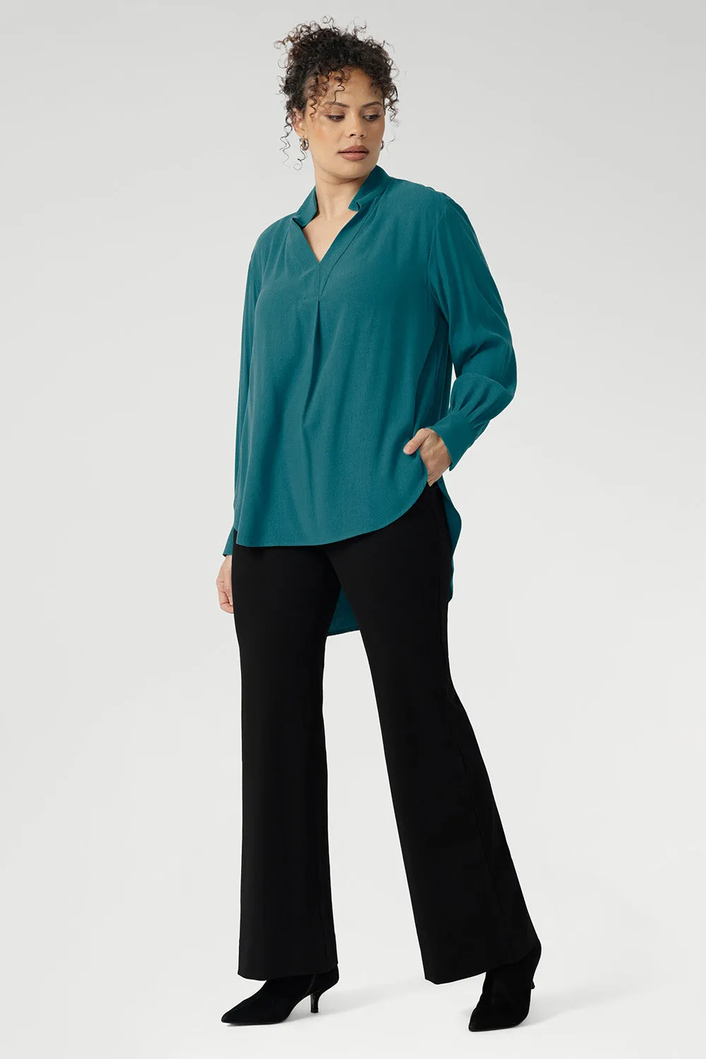 Bootleg Pant in Black sold by Leina & Fleur