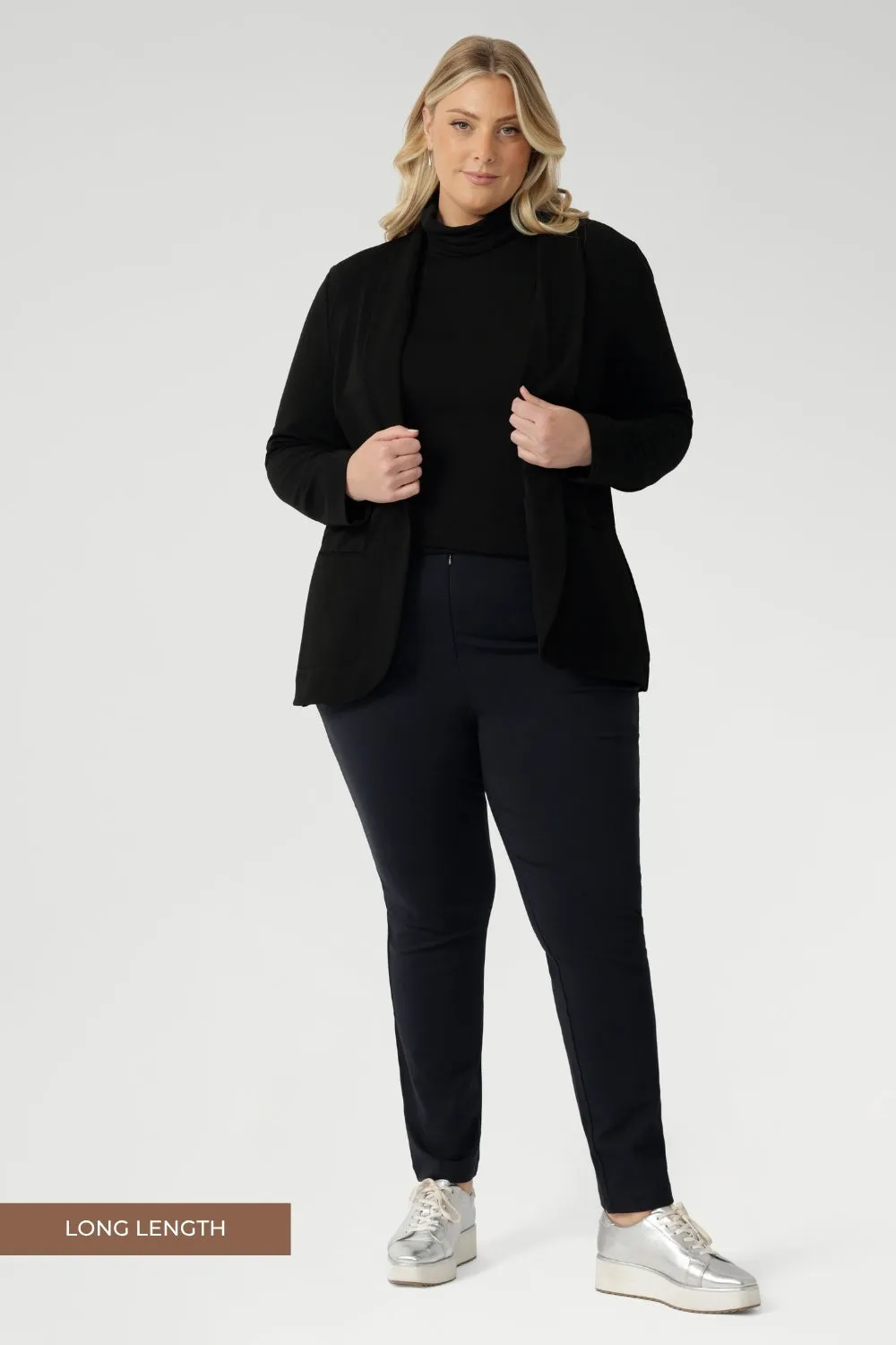 Skinny Leg Pant in Charcoal sold by Leina & Fleur product image thumbnail 3