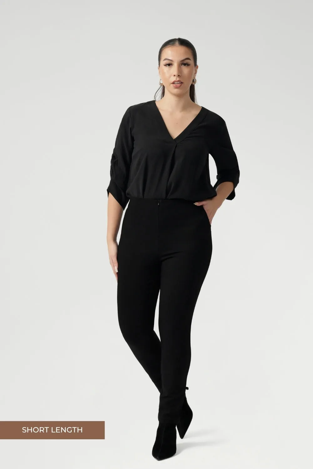 Skinny Leg Pant in Black sold by Leina & Fleur product image thumbnail 3