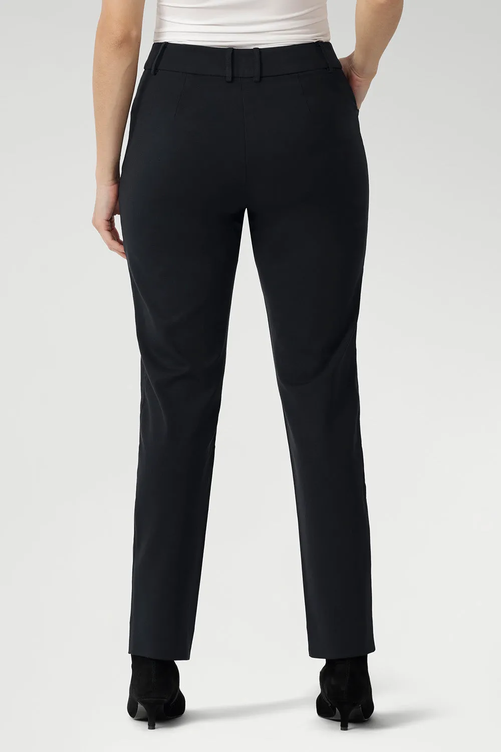 Straight Leg Pant in Charcoal sold by Leina & Fleur product image thumbnail 4