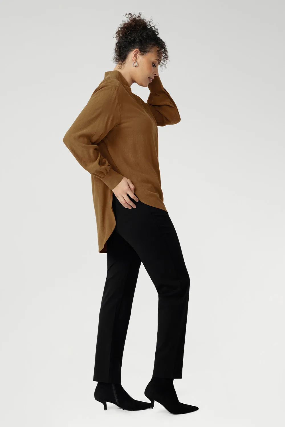 Straight Leg Pant in Black sold by Leina & Fleur product image thumbnail 5