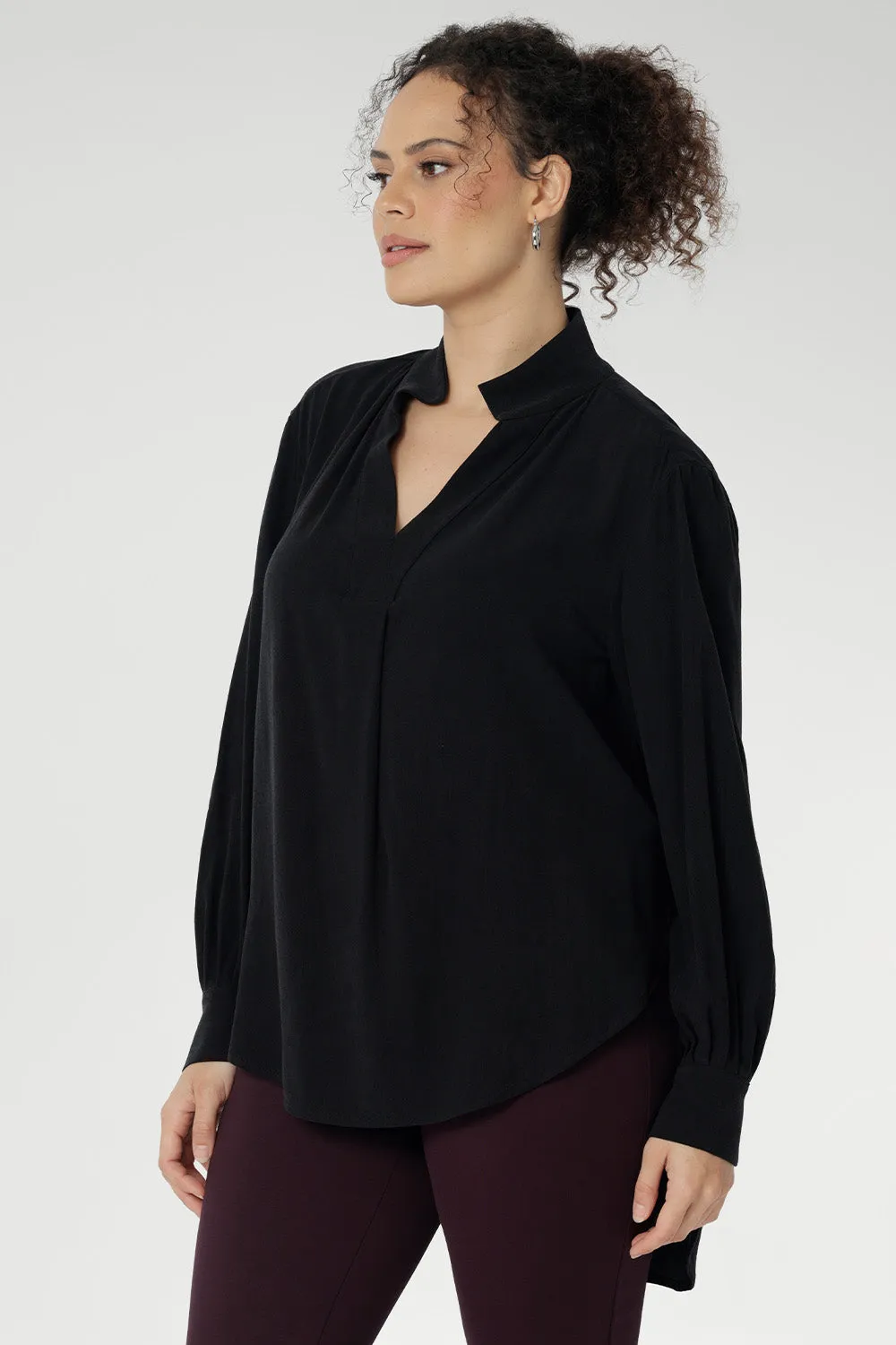 Ellis Shirt in Graphite sold by Leina & Fleur product image thumbnail 5