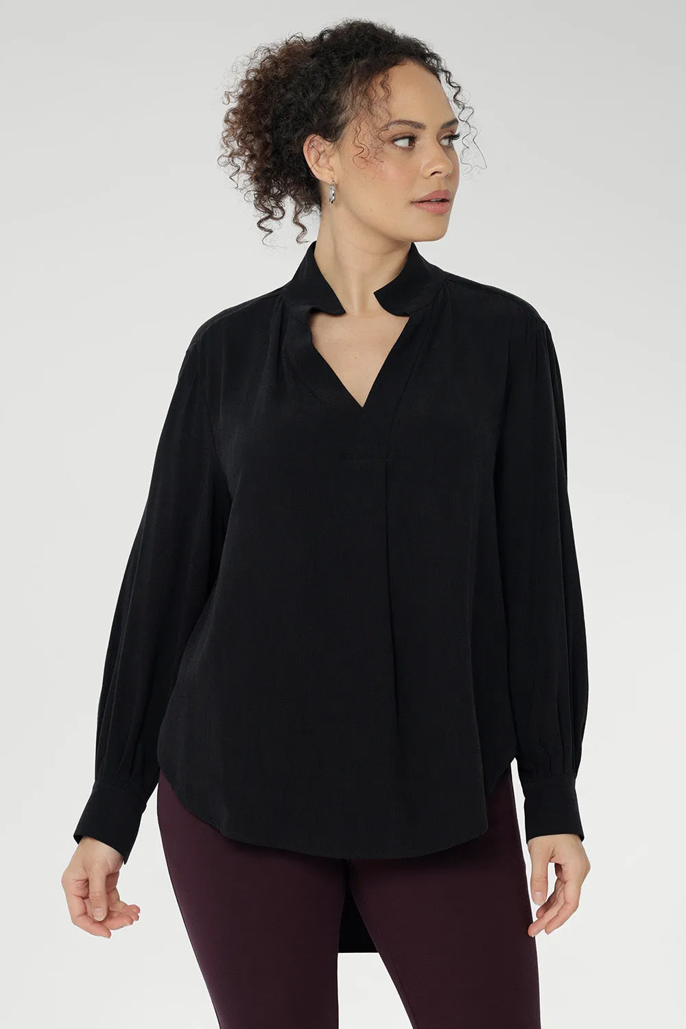 Ellis Shirt in Graphite sold by Leina & Fleur product image thumbnail 4