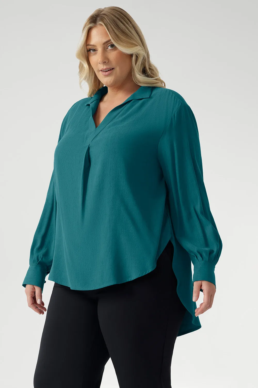 Ellis Shirt in Jewel sold by Leina & Fleur product image thumbnail 5