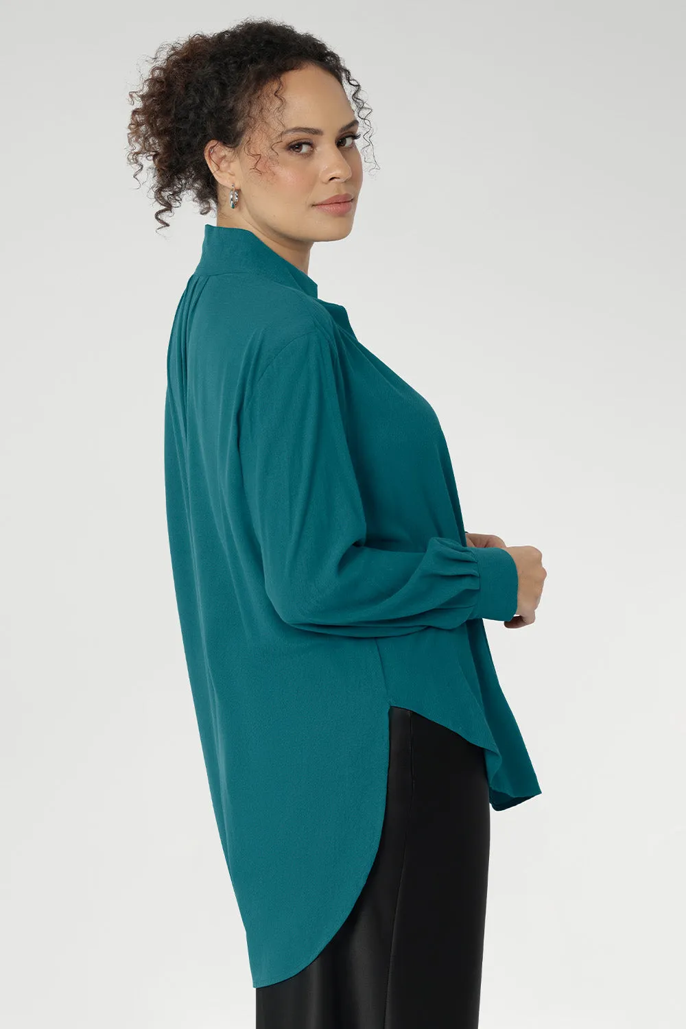 Ellis Shirt in Jewel sold by Leina & Fleur product image thumbnail 4