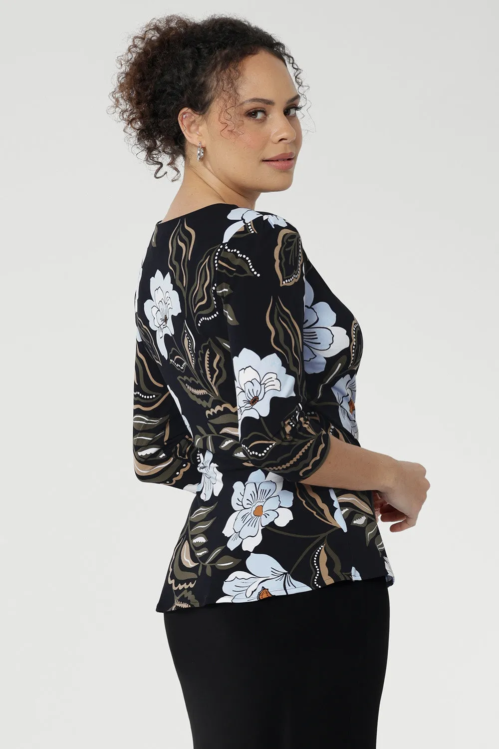 Kyle Top in Ice Bloom sold by Leina & Fleur product image thumbnail 5