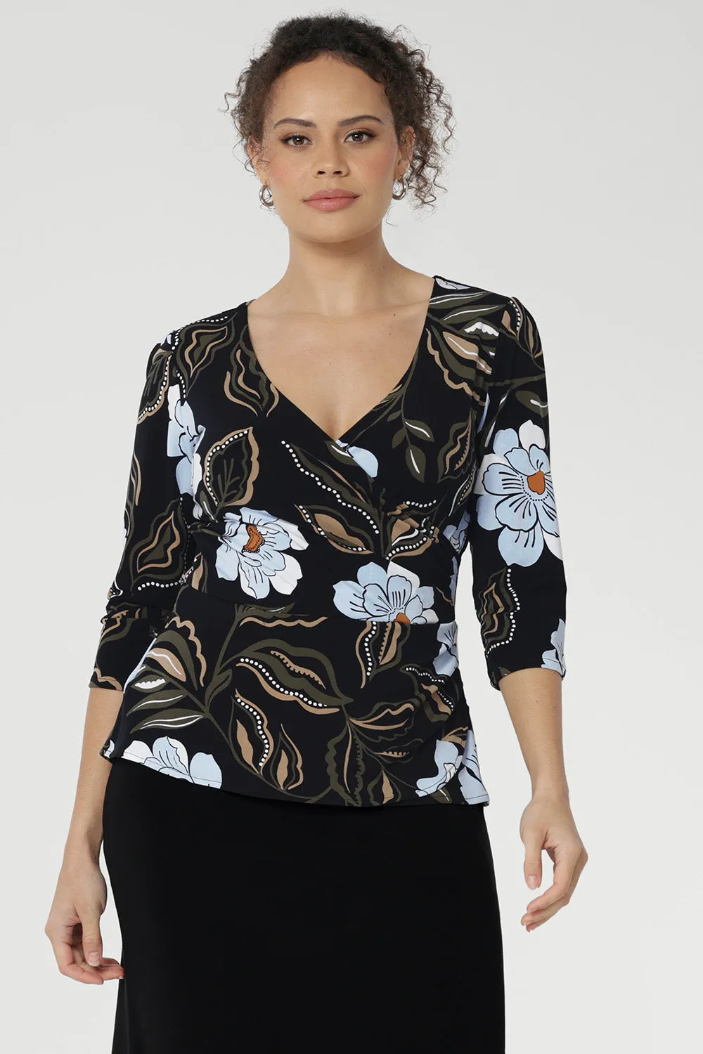 Kyle Top in Ice Bloom sold by Leina & Fleur