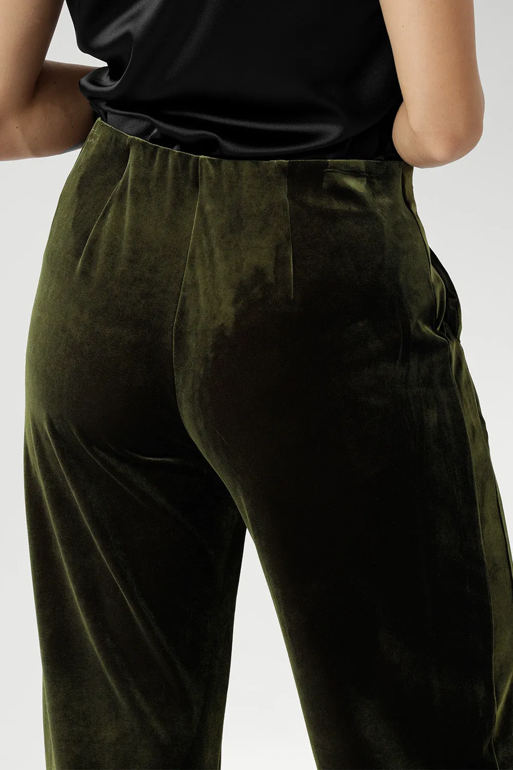 Soren Pant in Bracken Velour sold by Leina & Fleur product image thumbnail 4