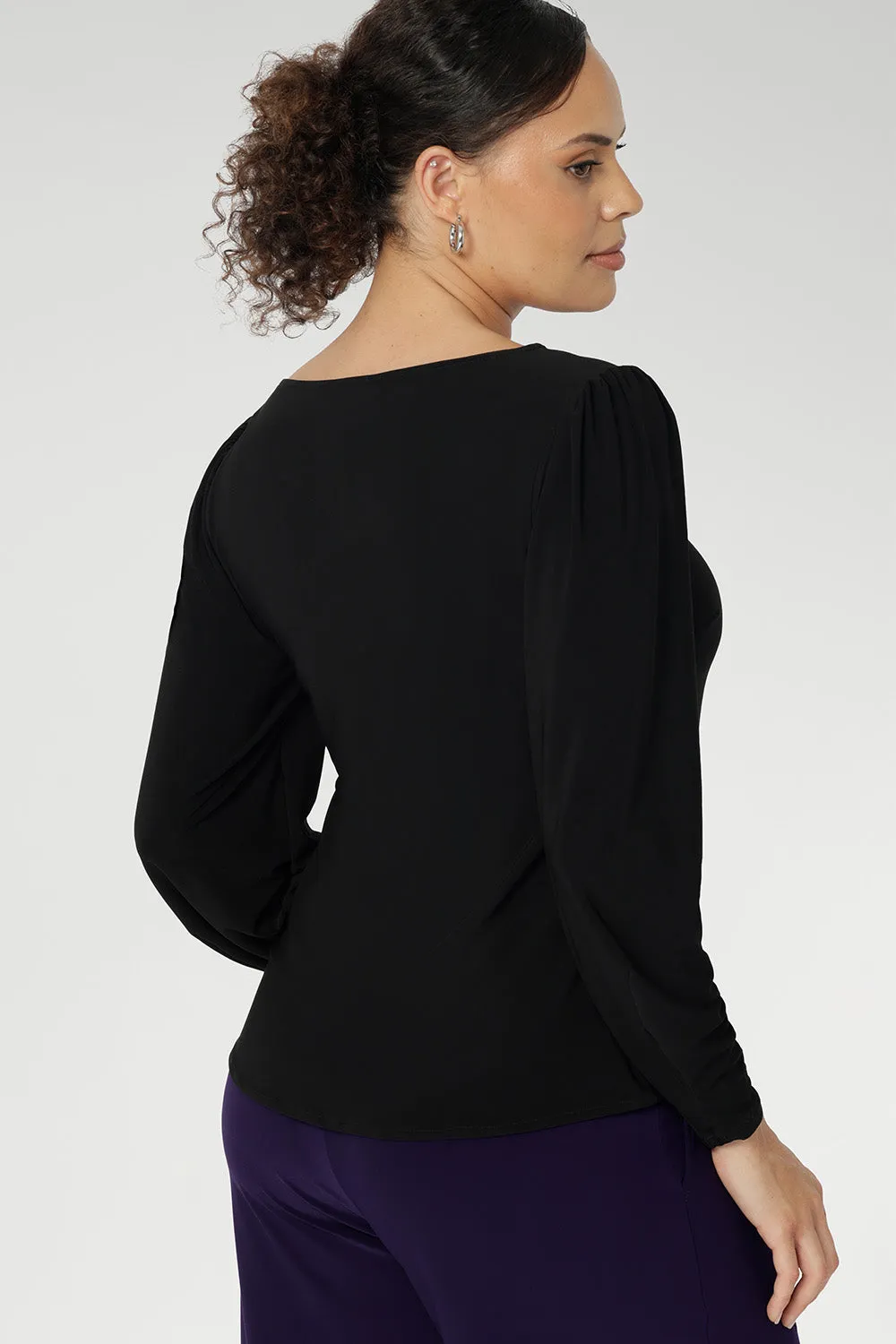 Zara Top in Black sold by Leina & Fleur product image thumbnail 5