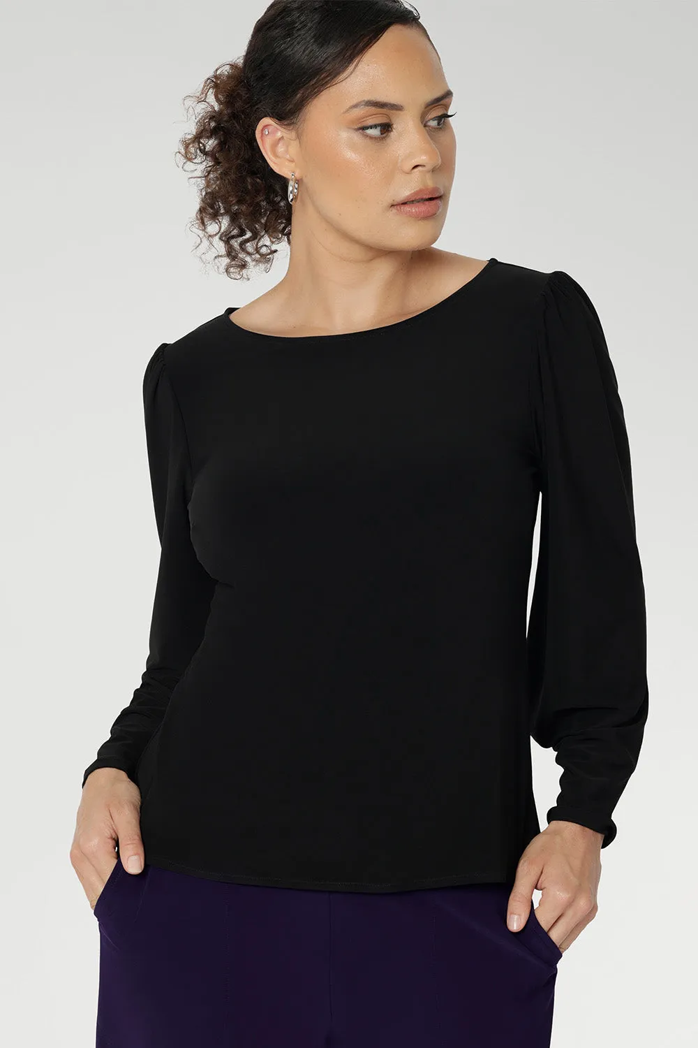Zara Top in Black sold by Leina & Fleur product image thumbnail 2