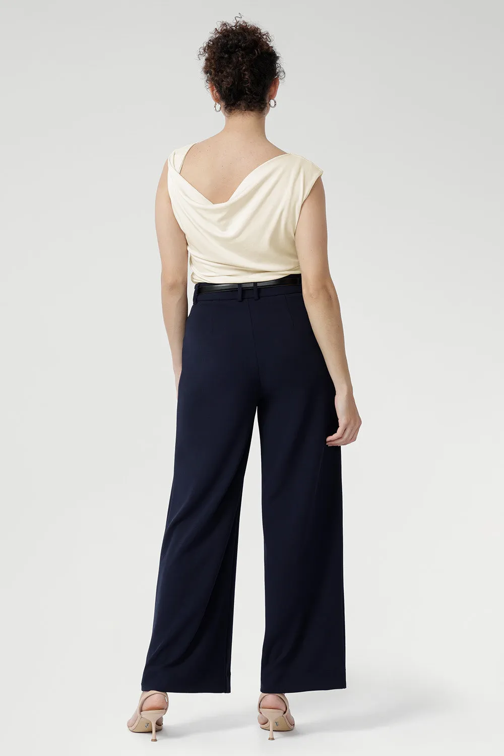 Drew Pant in Navy sold by Leina & Fleur product image thumbnail 4