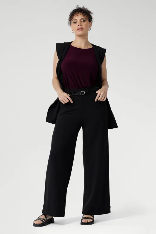 Drew Pant in Black sold by Leina & Fleur