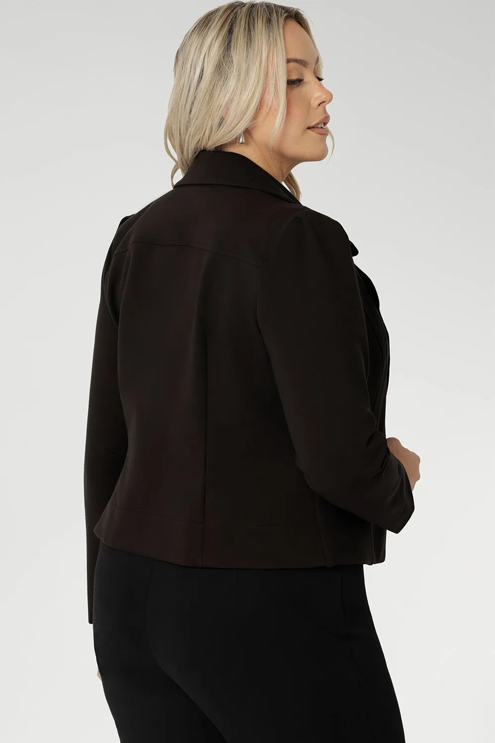 Garcia Jacket in Cocoa sold by Leina & Fleur product image thumbnail 5