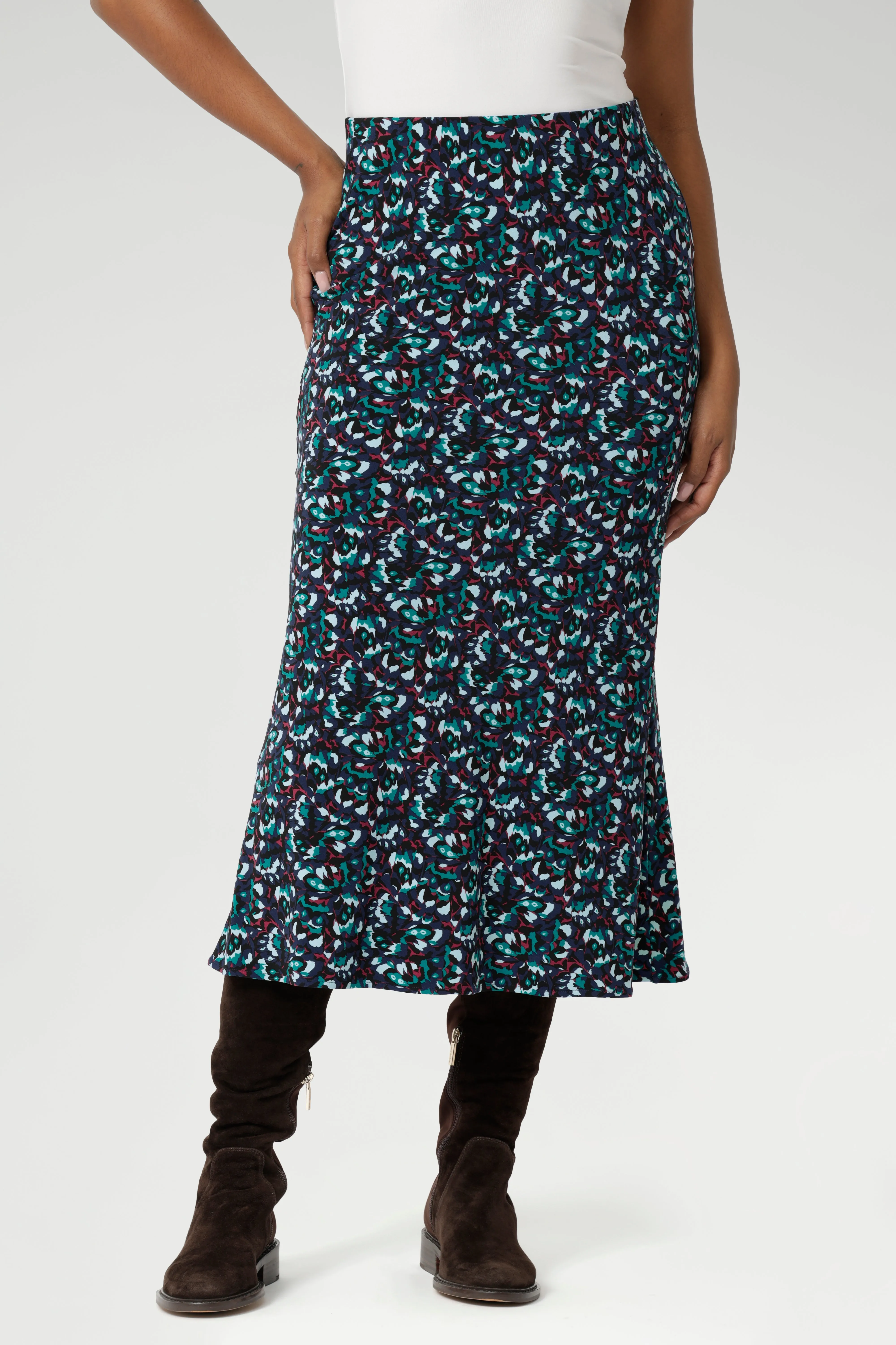 Asher Skirt in Peacock sold by Leina & Fleur product image thumbnail 2