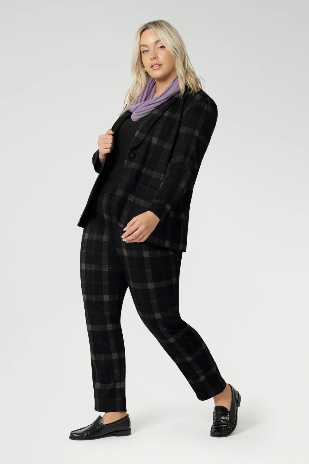 Infinity Knit Scarf in Lilac sold by Leina & Fleur product image thumbnail 4