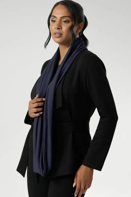 Infinity Knit Scarf in Navy sold by Leina & Fleur