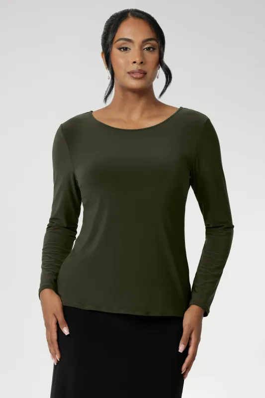 Mason Top in Bracken sold by Leina & Fleur