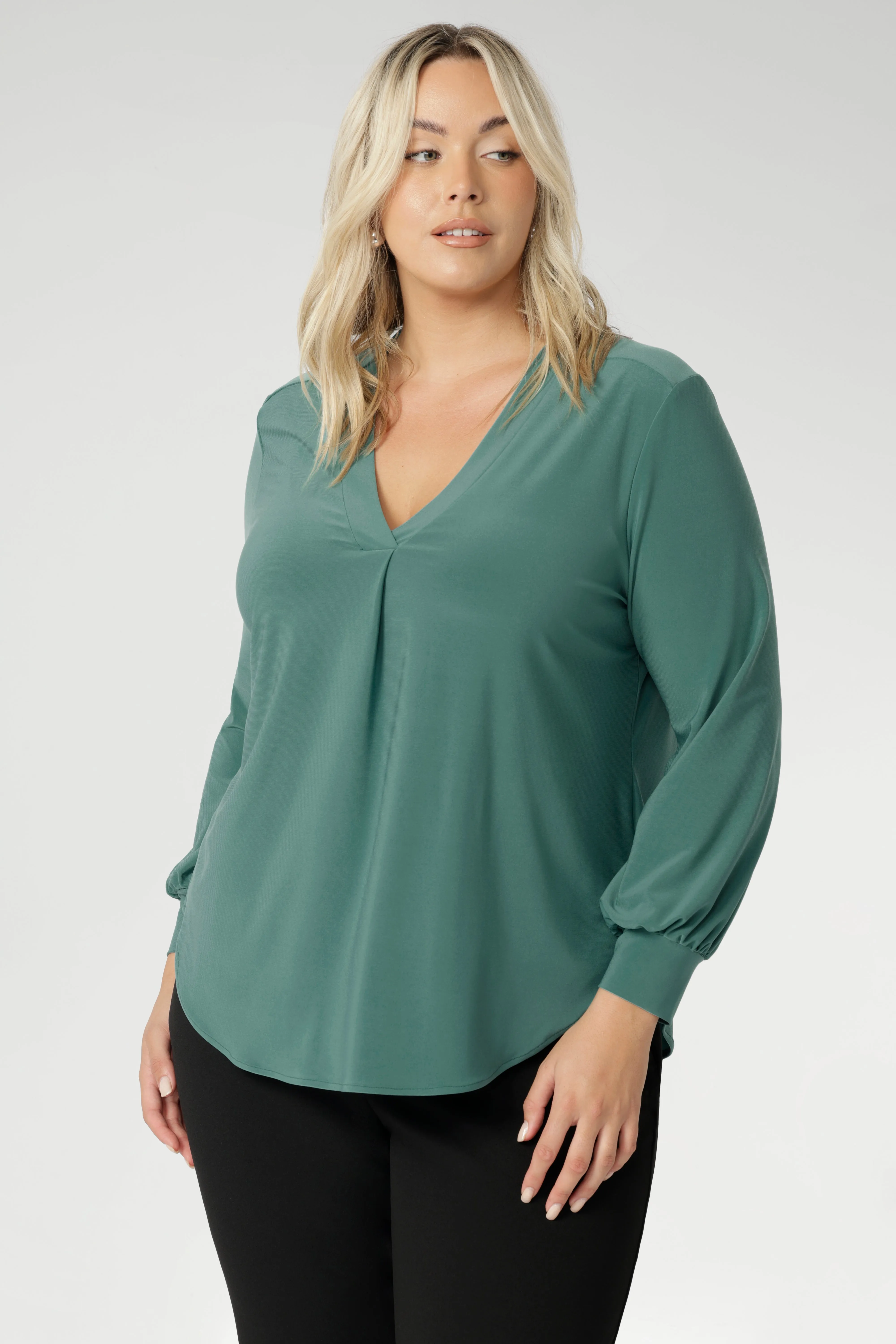 Paeton Top in Menthol sold by Leina & Fleur product image thumbnail 2