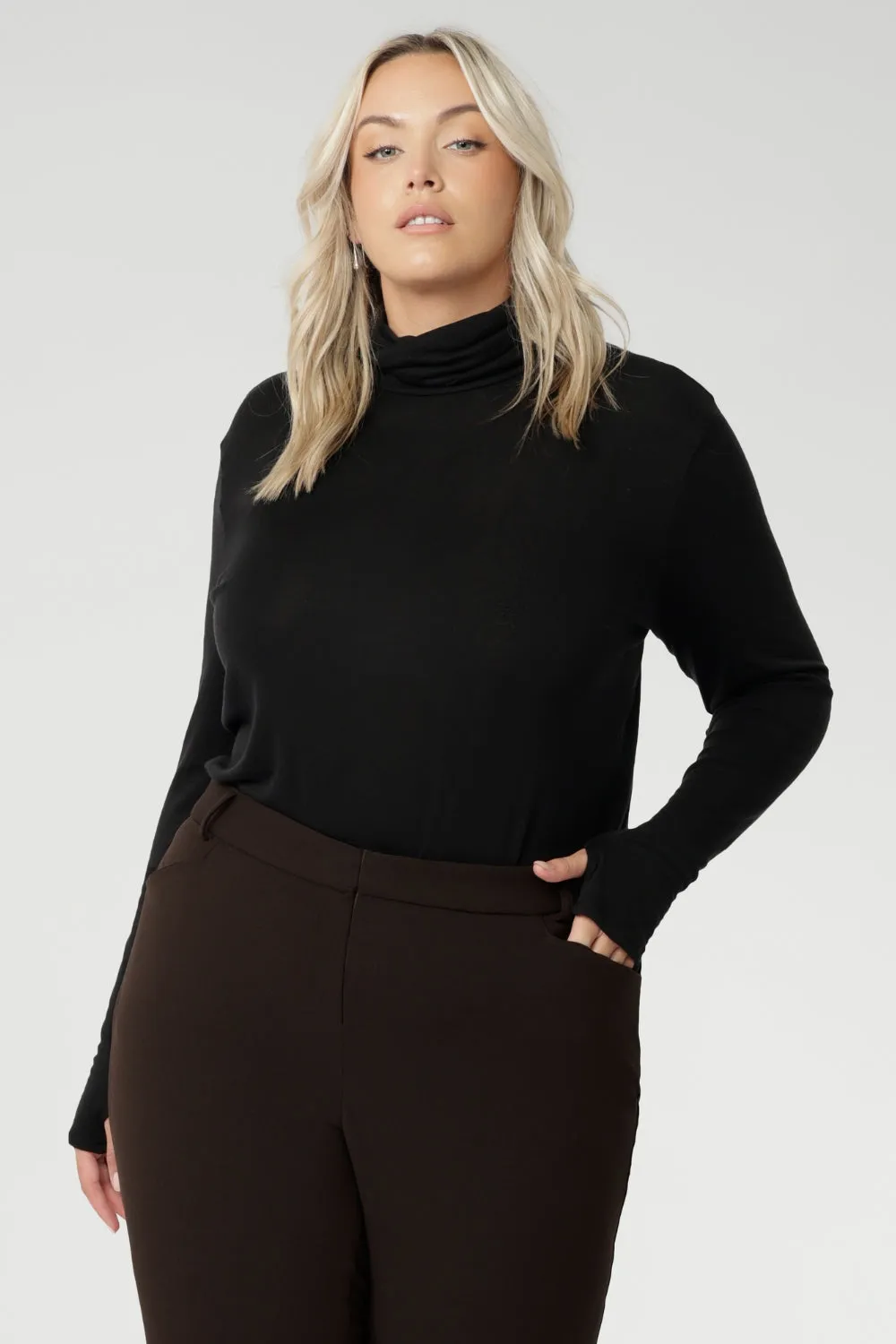 Kean Knit Top in Black sold by Leina & Fleur product image thumbnail 4