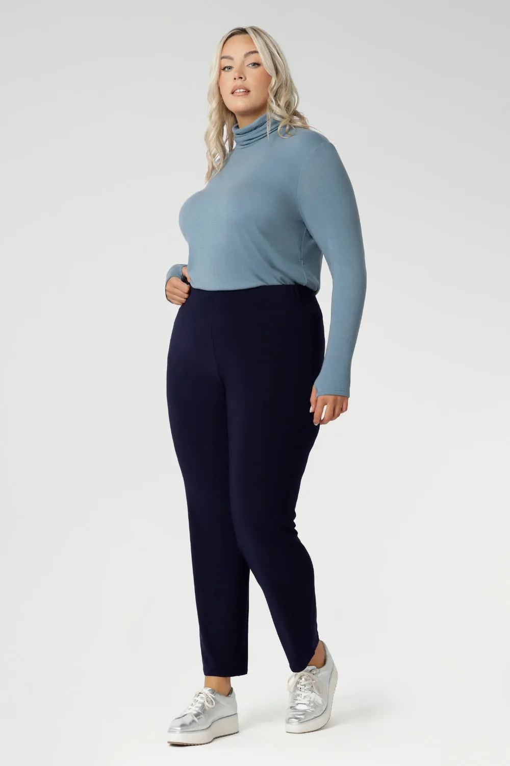 Kean Knit Top in Sky sold by Leina & Fleur product image thumbnail 3