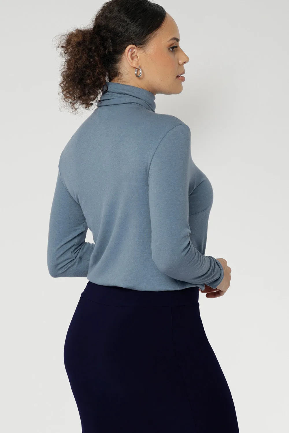 Kean Knit Top in Sky sold by Leina & Fleur product image thumbnail 5