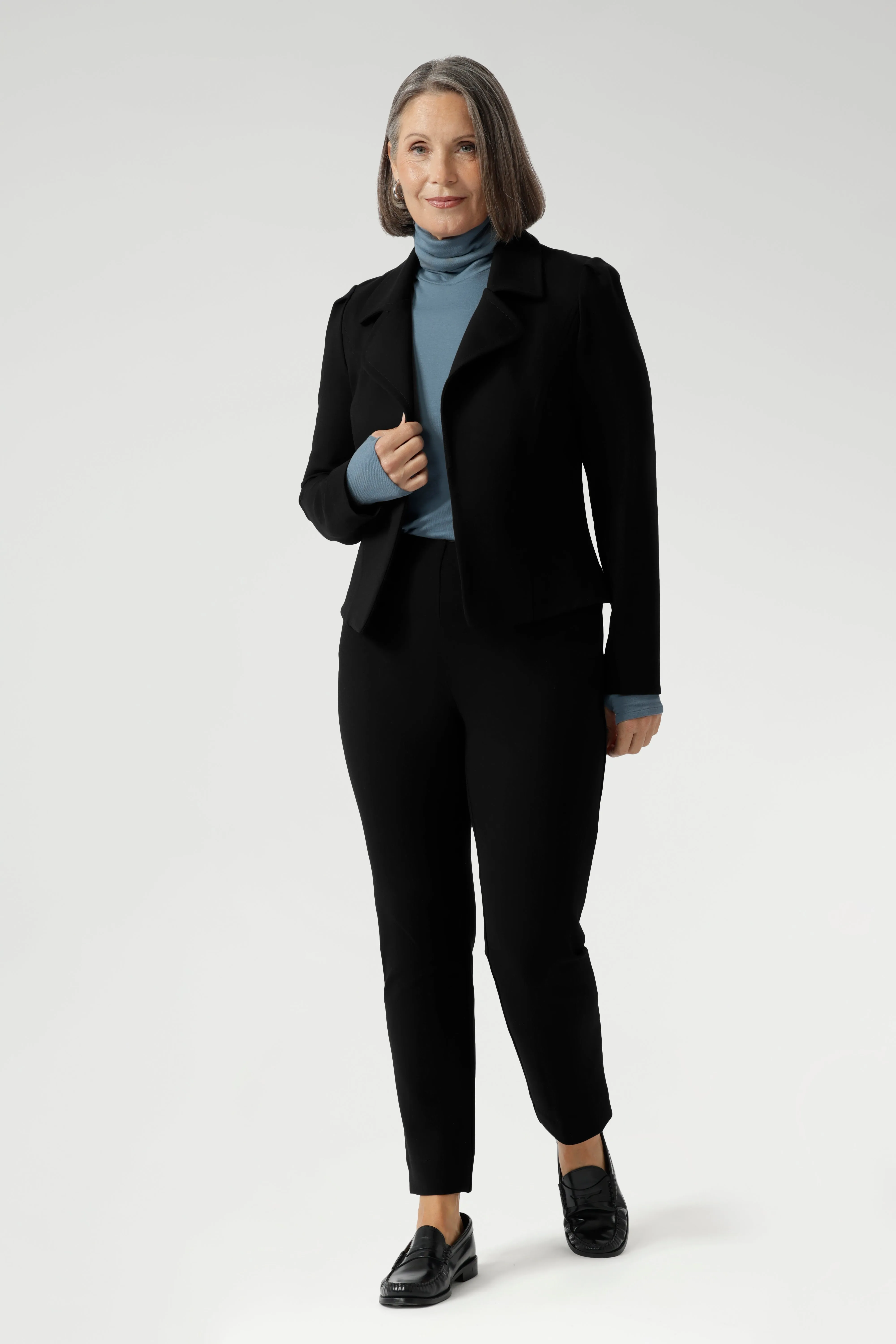 Kean Knit Top in Sky sold by Leina & Fleur product image thumbnail 4