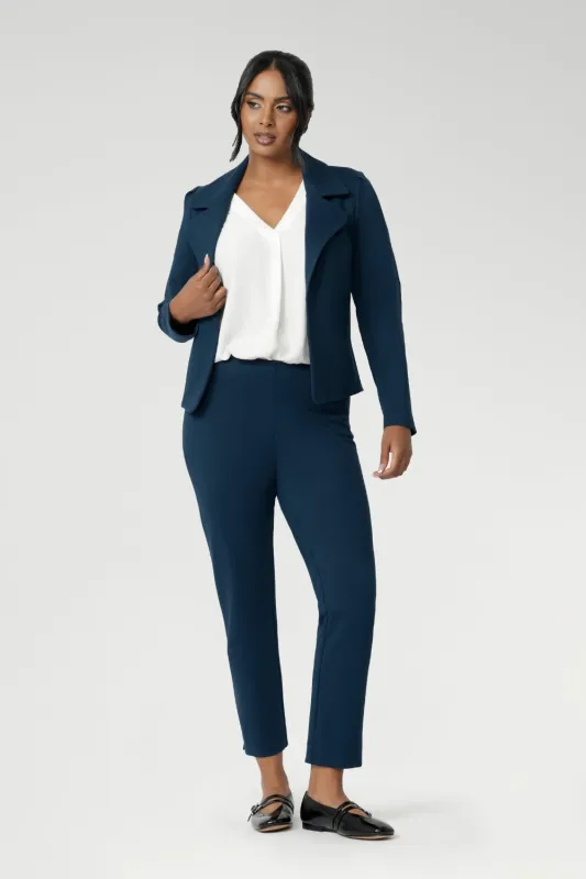 Paxton Pant in Petrol sold by Leina & Fleur