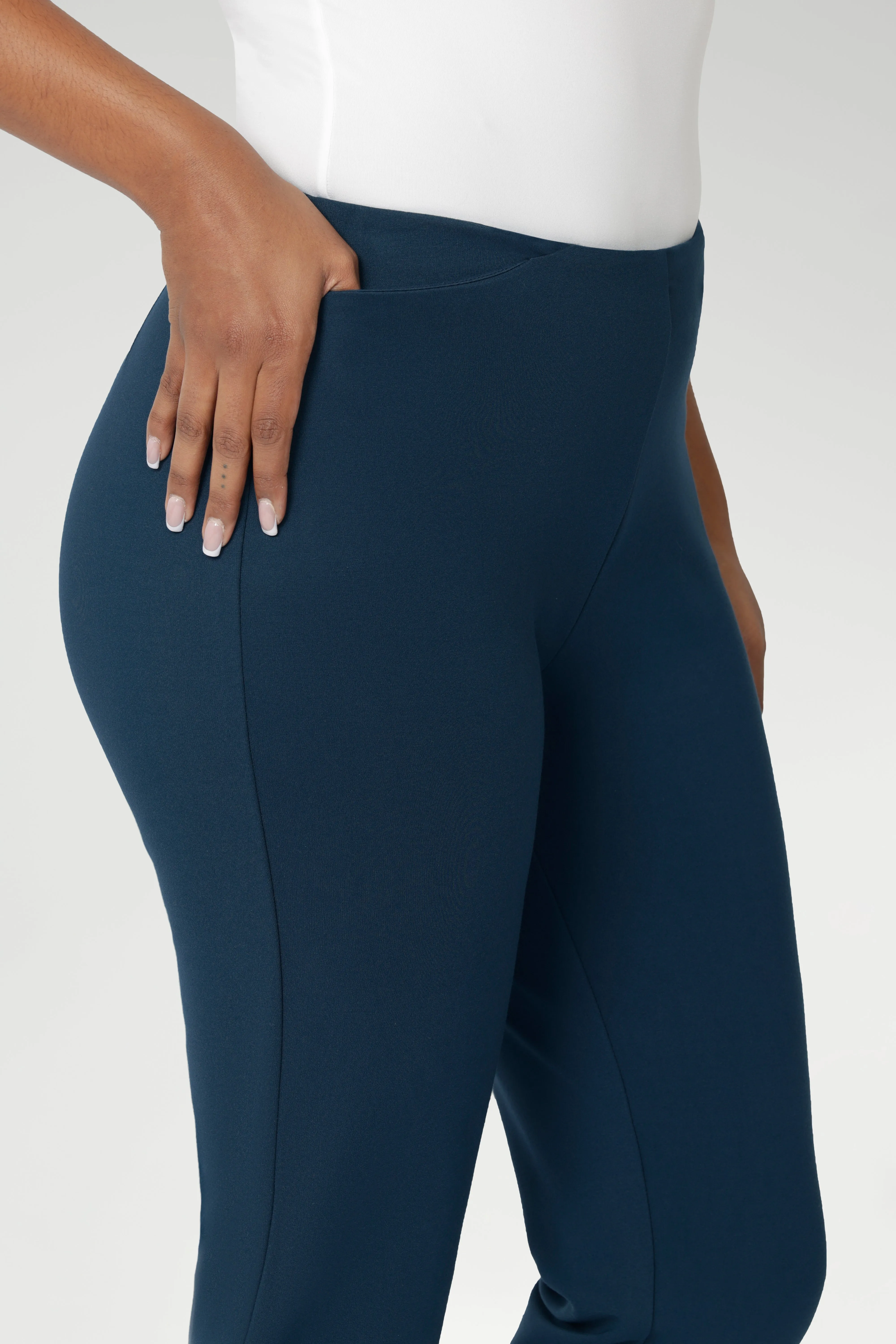 Paxton Pant in Petrol sold by Leina & Fleur product image thumbnail 5