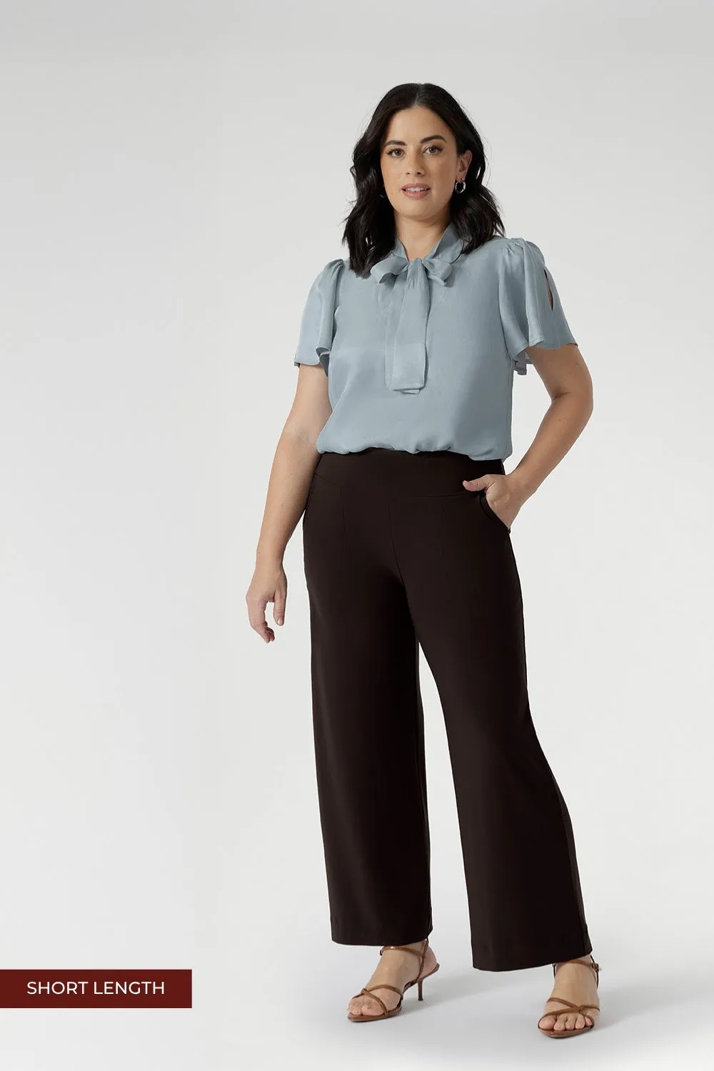 Monroe Pant in Cocoa sold by Leina & Fleur product image thumbnail 5