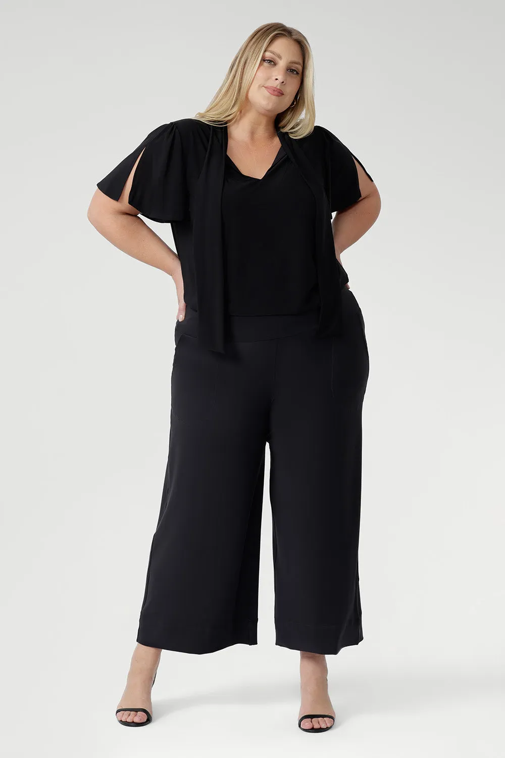 Bradley Culotte in Charcoal sold by Leina & Fleur product image thumbnail 4