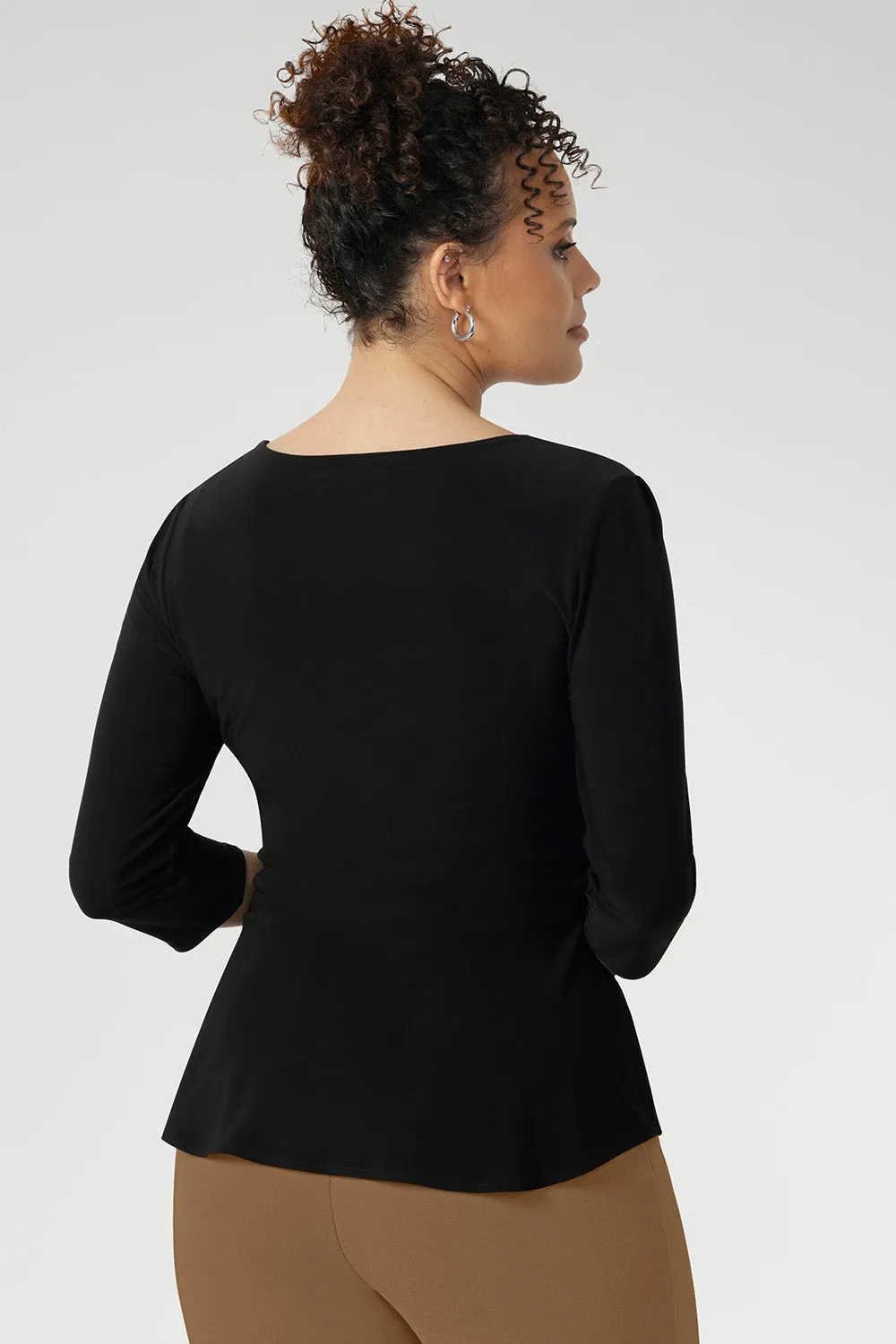 Kyle Top in Black sold by Leina & Fleur product image thumbnail 5