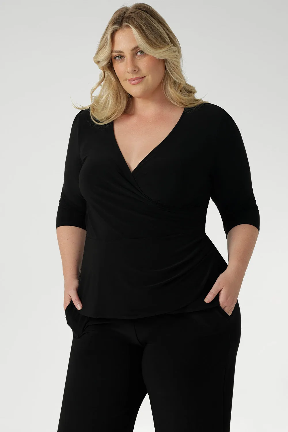 Kyle Top in Black sold by Leina & Fleur product image thumbnail 2
