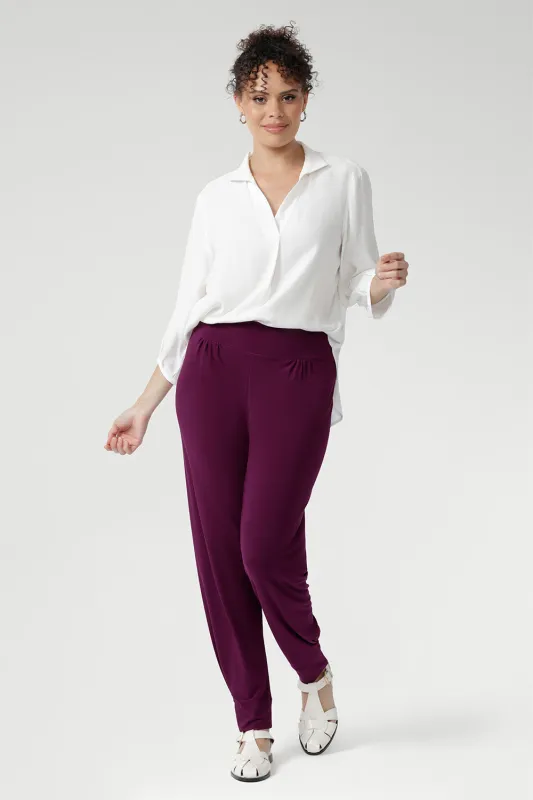 Indi Pant in Magenta sold by Leina & Fleur