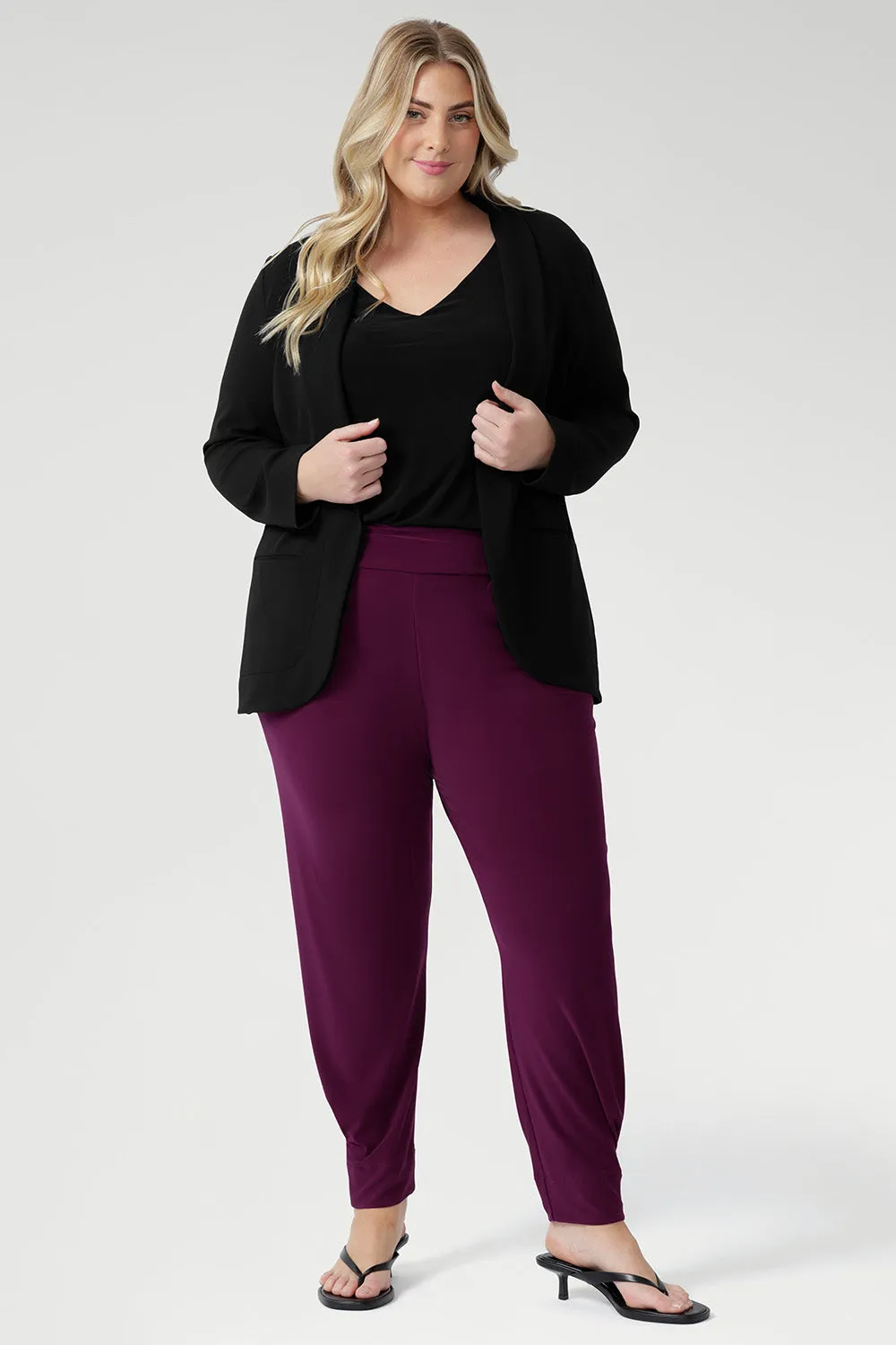Indi Pant in Magenta sold by Leina & Fleur product image thumbnail 4