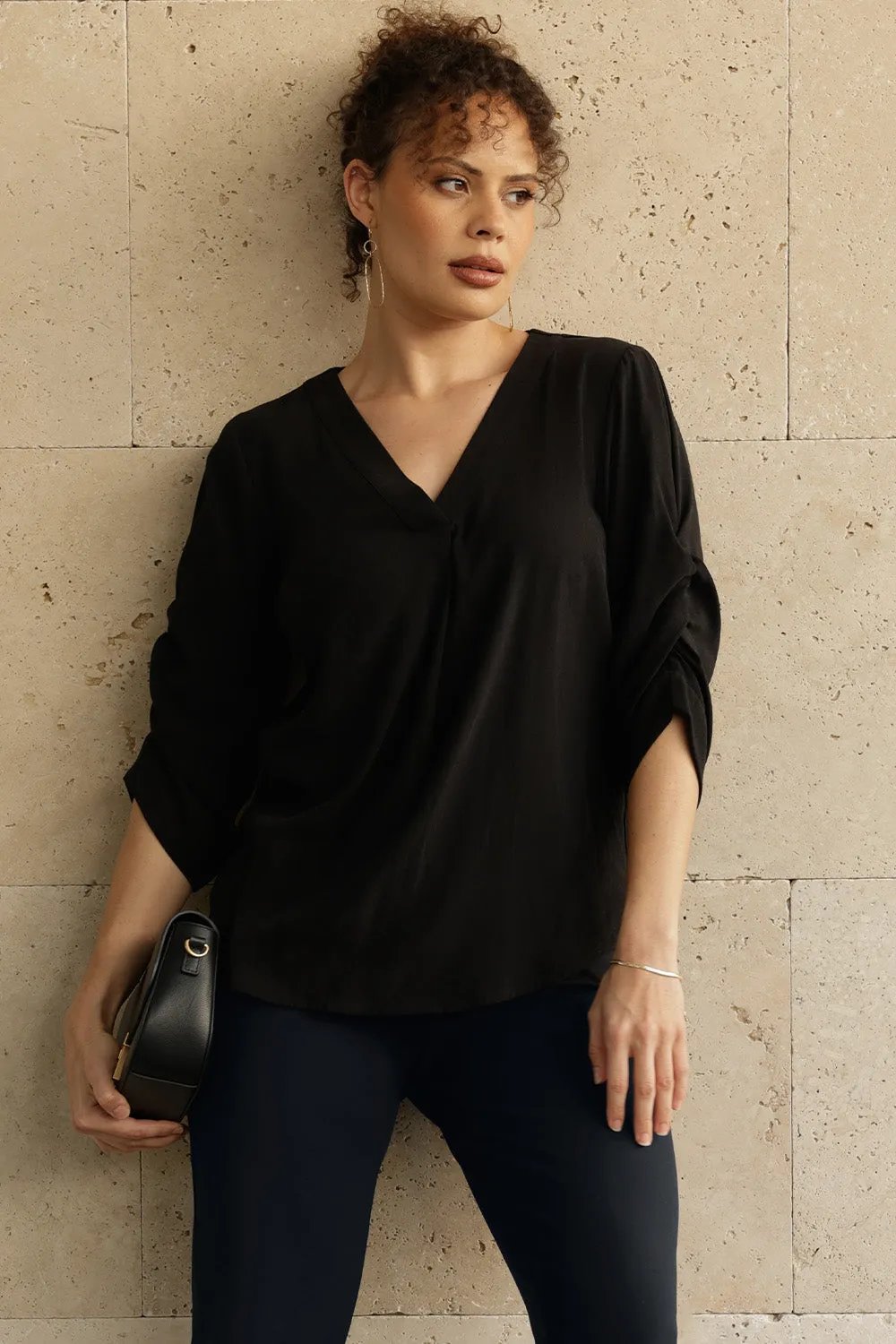 Terry Shirt in Graphite sold by Leina & Fleur product image thumbnail 5